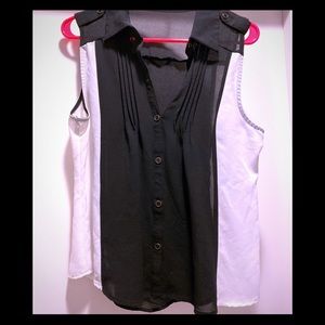 Button Down Tank Top